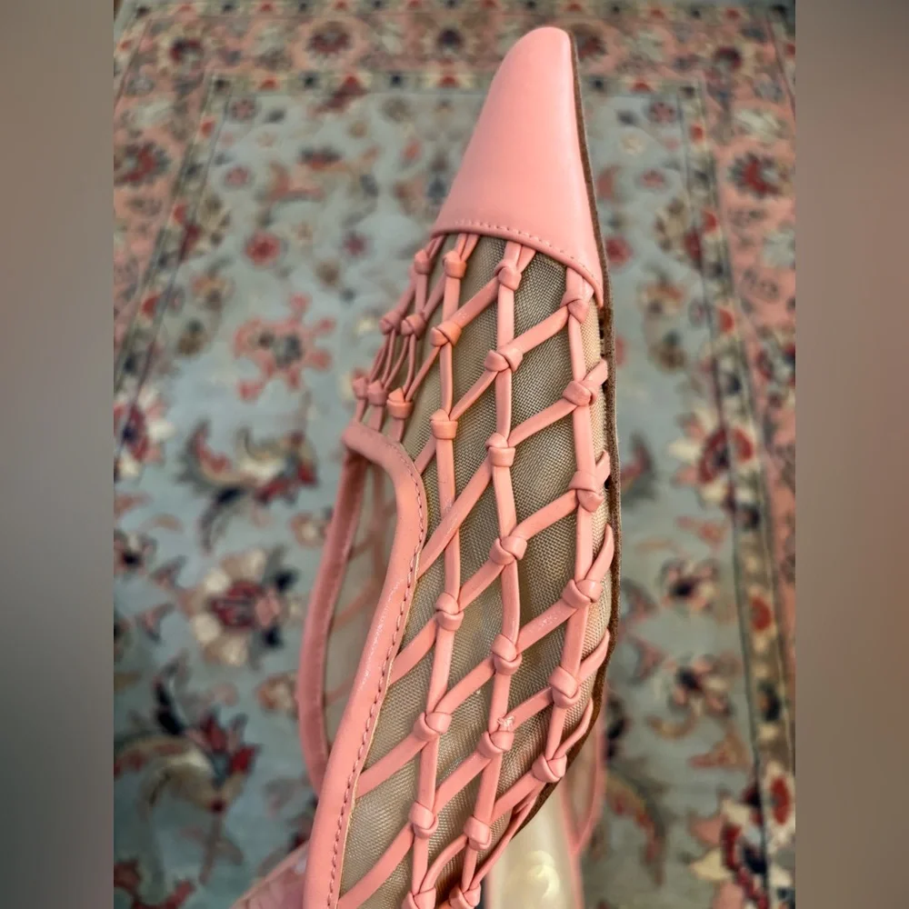 Never Worn! Sam Edelman - NWOT Blush Pink Snyder Mule Kitten Heels - Picture 9 of 9